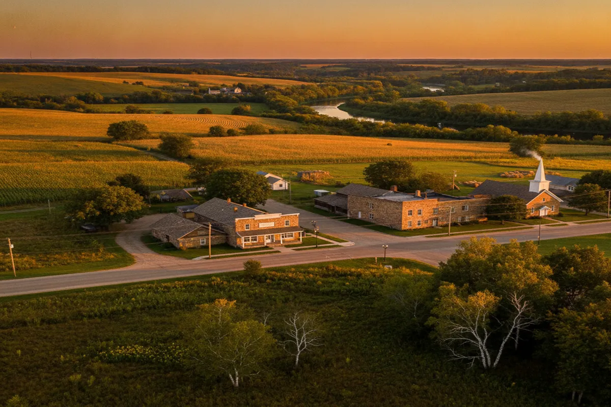 Public restroom locations mapped in New Market Township, Minnesota — 1 facility across zip codes 55020