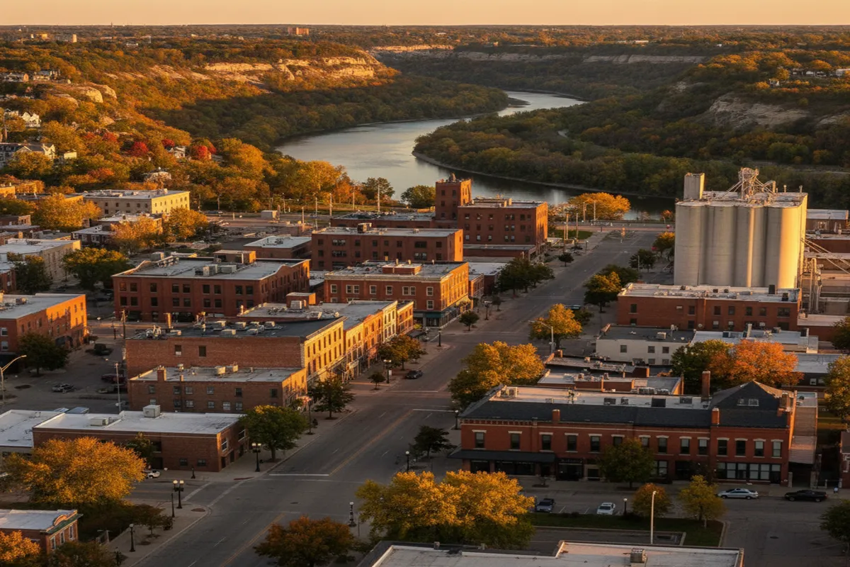 Public restroom locations mapped in North Mankato, Minnesota — 36 facilities across zip codes 56001, 56003