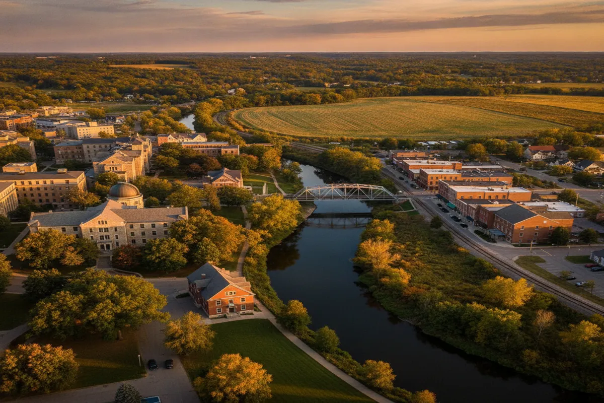 Public restroom locations mapped in Northfield, Minnesota — 28 facilities across zip codes 54057, 55057