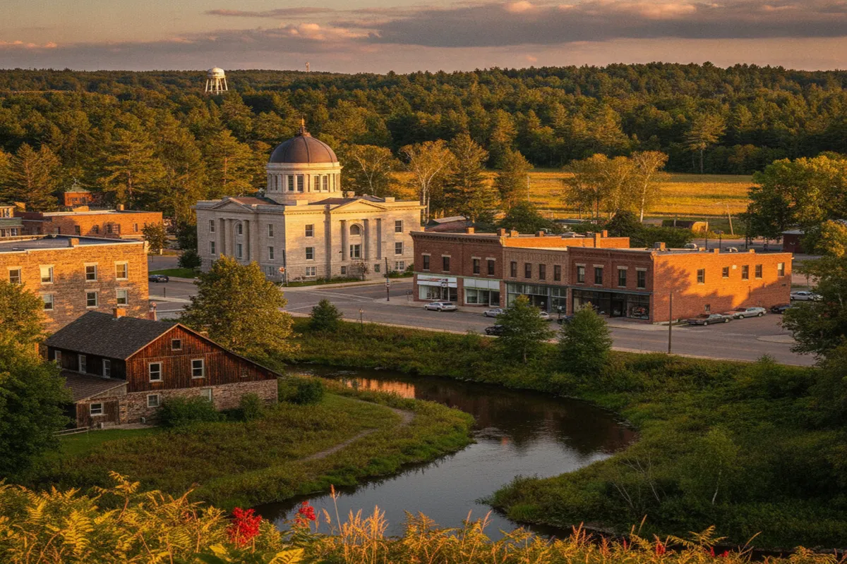 Public restroom locations mapped in Pine City, Minnesota — 2 facilities across zip codes 55063