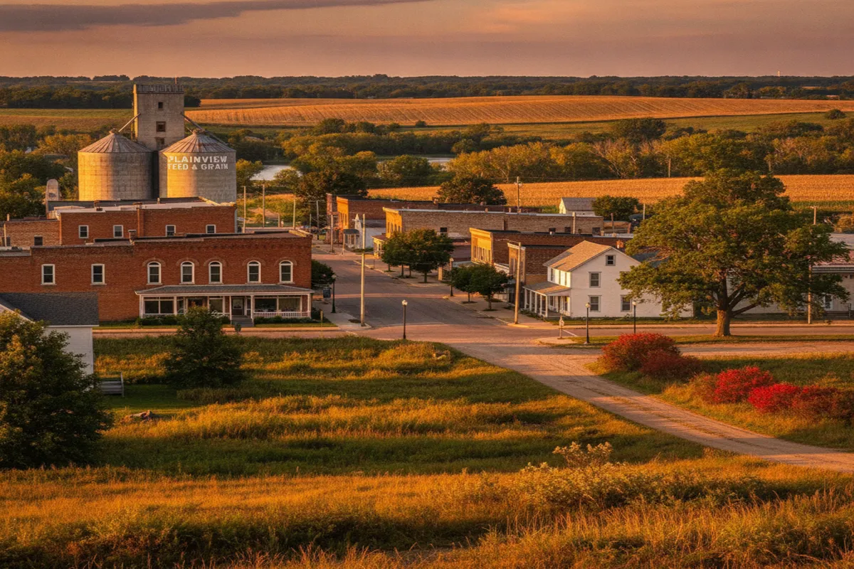 Public restroom locations mapped in Plainview, Minnesota — 9 facilities across zip codes 55964