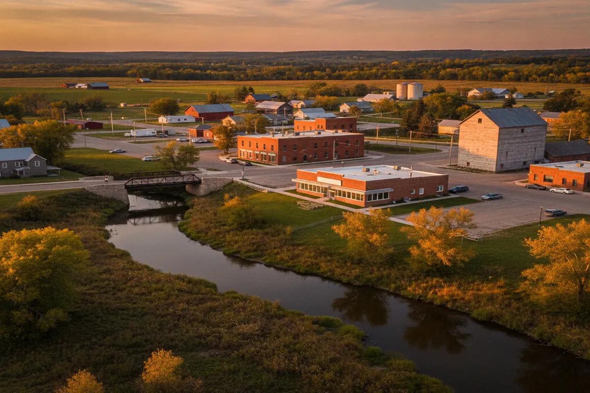 Public restroom locations mapped in Red Lake Falls, Minnesota — 4 facilities across zip codes 56750