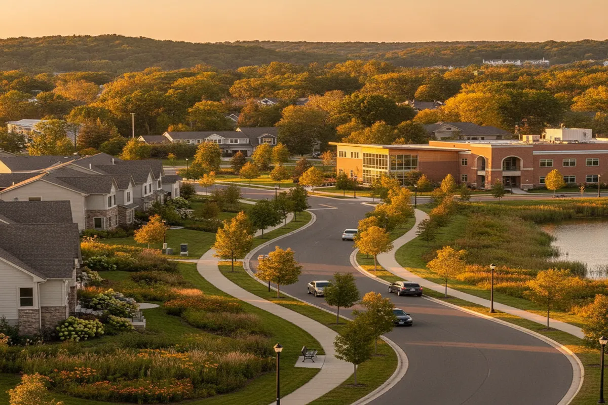 Public restroom locations mapped in Shoreview, Minnesota — 36 facilities across zip codes 55126