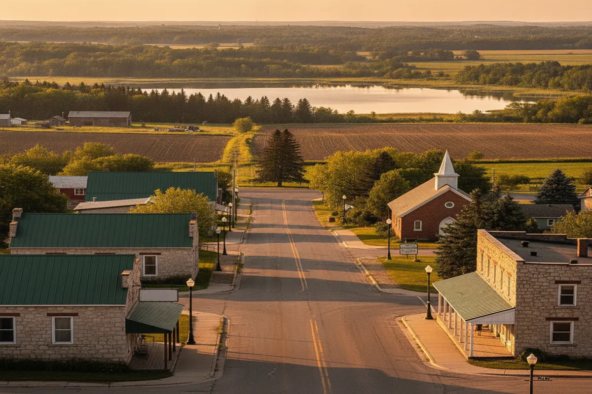 Public restroom locations mapped in Swanville, Minnesota — 1 facility across zip codes 56382