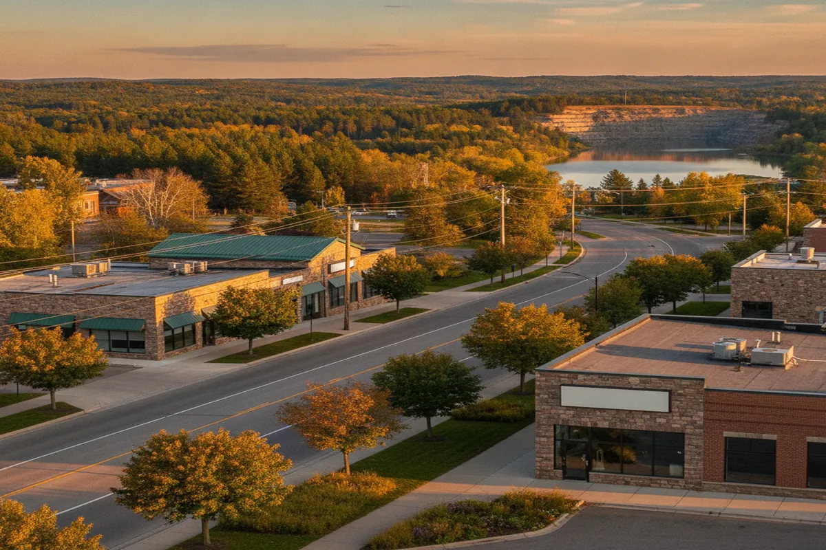 Public restroom locations mapped in Waite Park, Minnesota — 5 facilities across zip codes 56387