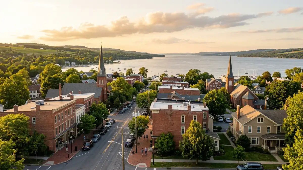 Public restroom locations mapped in Town Of Geneva, New York — 7 facilities across zip codes 14415, 14456