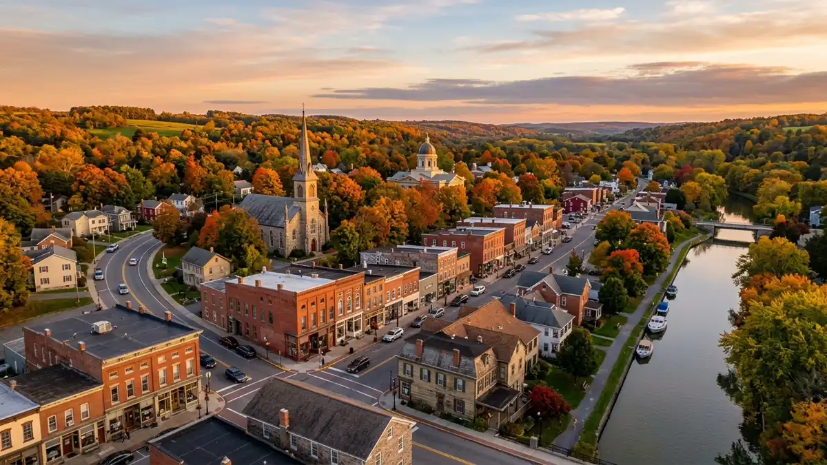 Public restroom locations mapped in Town Of Lyons, New York — 4 facilities across zip codes 14489