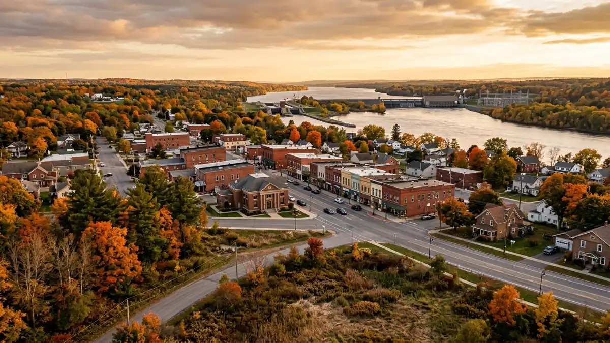 Public restroom locations mapped in Town Of Massena, New York — 1 facility across the city