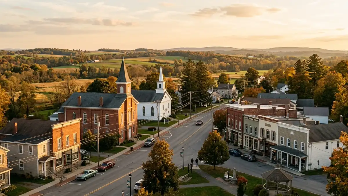 Public restroom locations mapped in Town Of Pembroke, New York — 1 facility across zip codes 14056