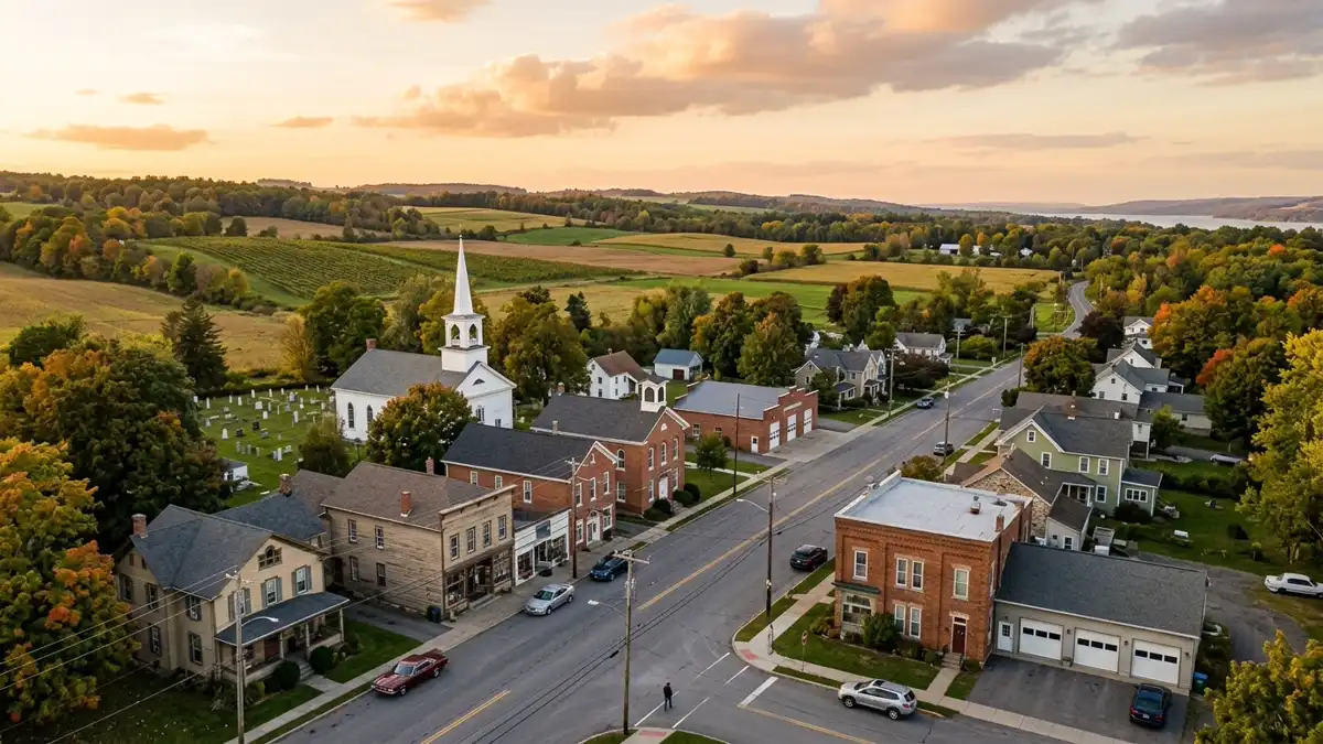 Public restroom locations mapped in Town Of Romulus, New York — 6 facilities across zip codes 14541