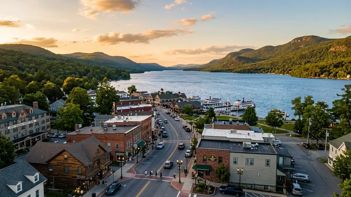 Public restroom locations mapped in Village Of Lake George, New York — 2 facilities across zip codes 12845