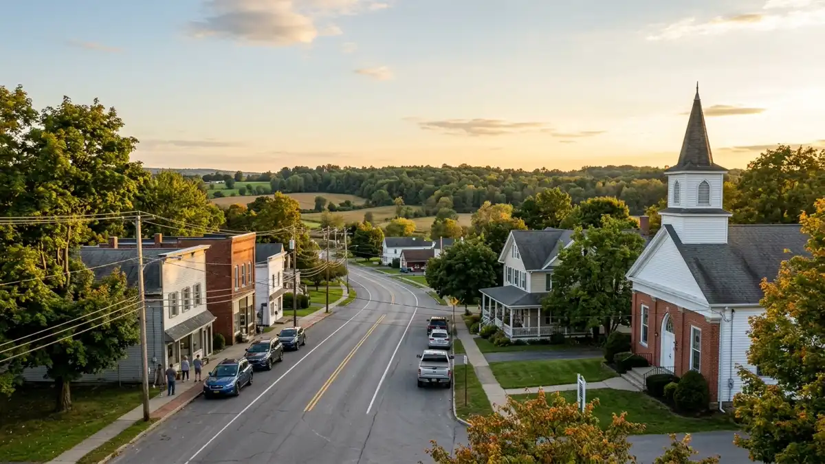 Public restroom locations mapped in West Chili, New York — 4 facilities across zip codes 14514