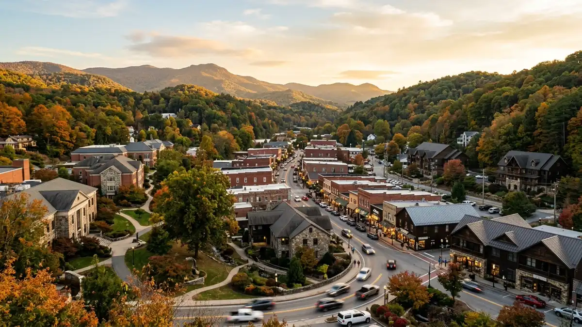 Public restroom locations mapped in Boone, North Carolina — 88 facilities across zip codes 28607, 28608
