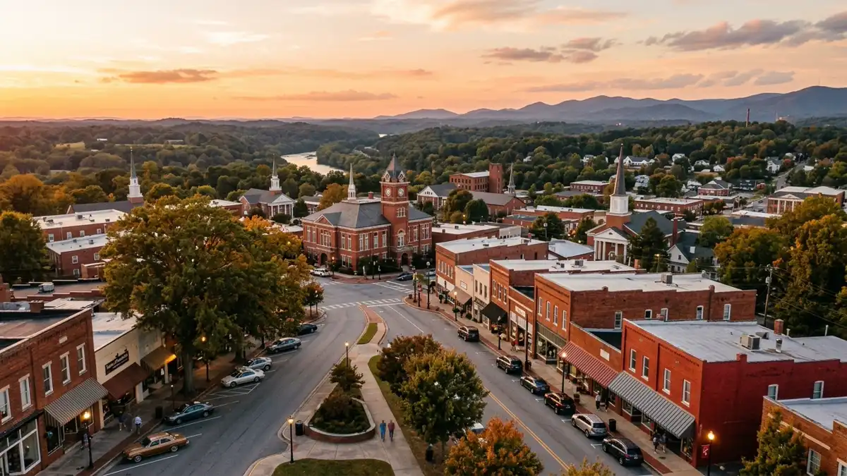 Public restroom locations mapped in Catawba County, North Carolina — 7 facilities across zip codes 28673