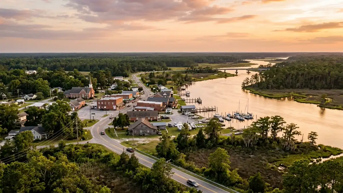 Public restroom locations mapped in Chocowinity, North Carolina — 1 facility across zip codes 27817