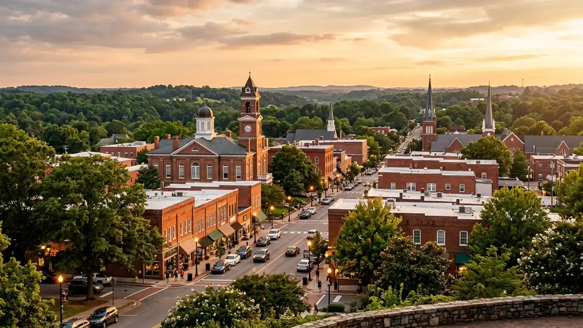 Public restroom locations mapped in Concord, North Carolina — 46 facilities across zip codes 28025, 28026, 28027