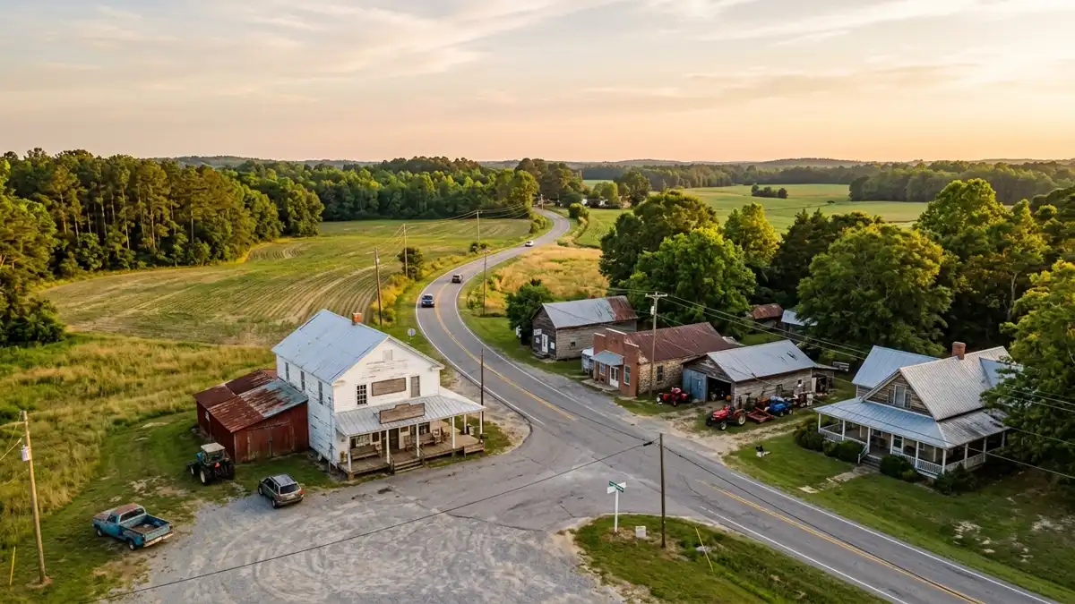 Public restroom locations mapped in Eason Crossroads, North Carolina — 4 facilities across the city