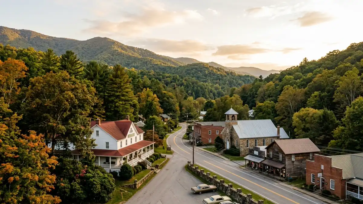 Public restroom locations mapped in Glendale Springs, North Carolina — 4 facilities across zip codes 28629