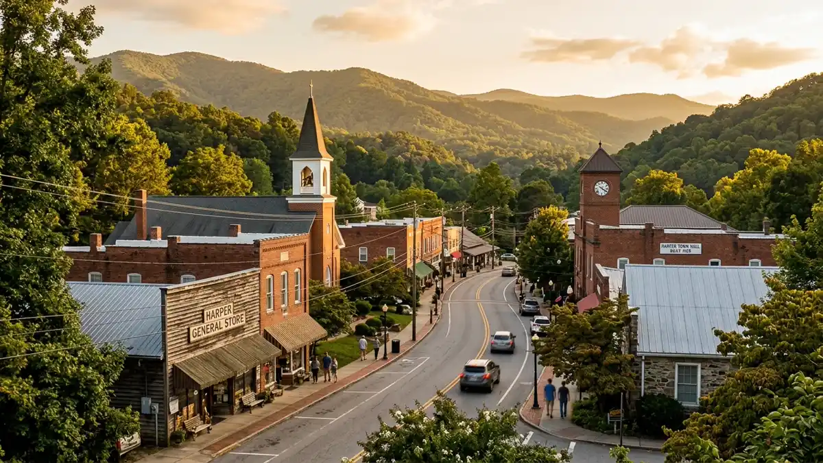 Public restroom locations mapped in Harper, North Carolina — 1 facility across zip codes 28366