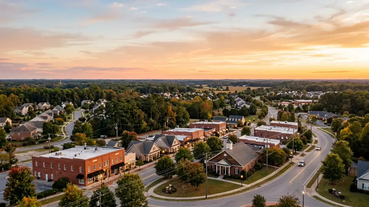 Public restroom locations mapped in Knightdale, North Carolina — 2 facilities across zip codes 27545
