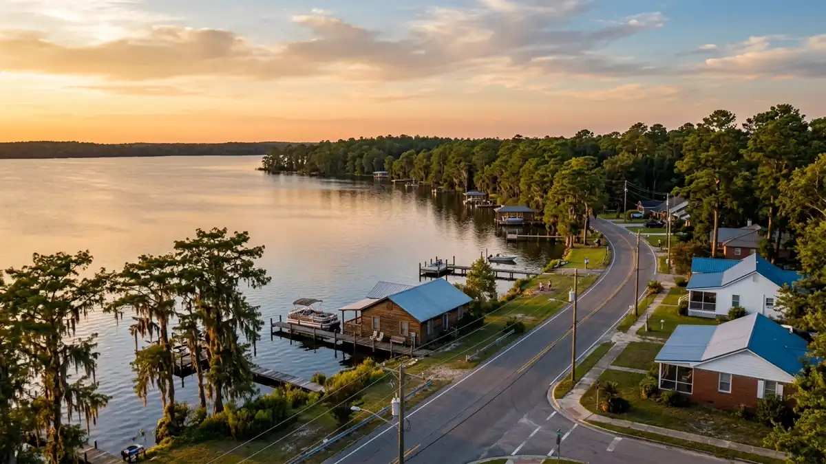 Public restroom locations mapped in Lake Waccamaw, North Carolina — 5 facilities across the city