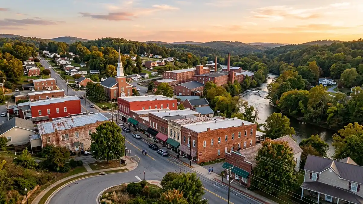 Public restroom locations mapped in Mayodan, North Carolina — 9 facilities across zip codes 27027