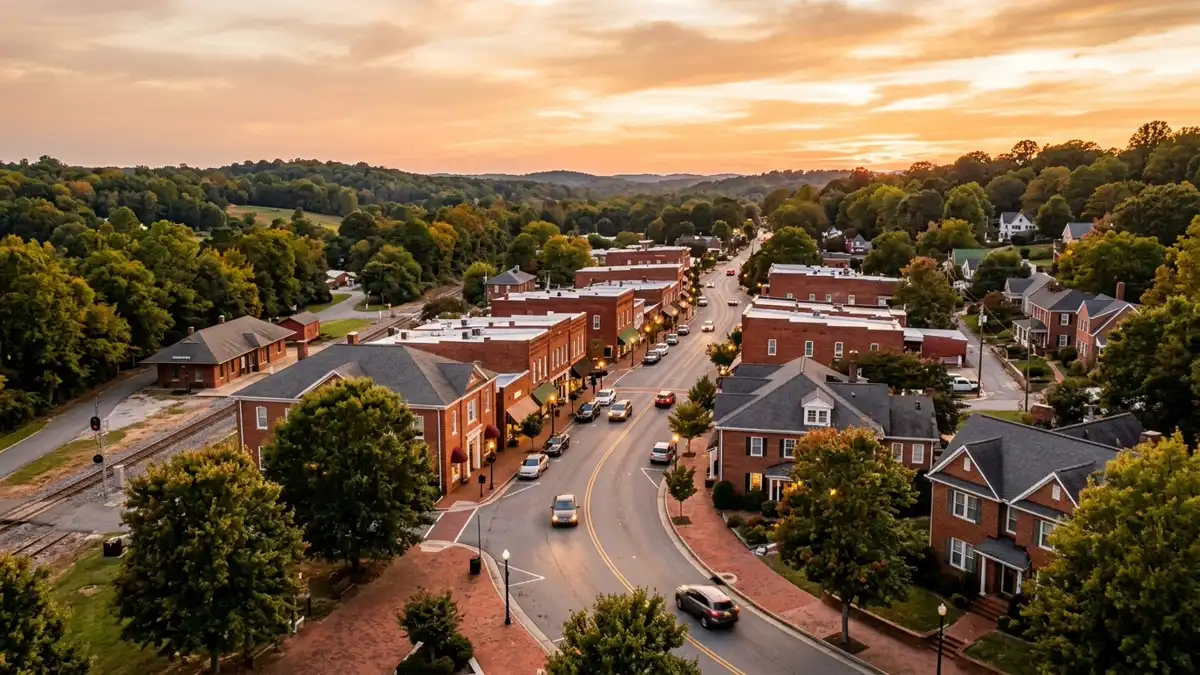 Public restroom locations mapped in Mebane, North Carolina — 10 facilities across zip codes 27032, 27302