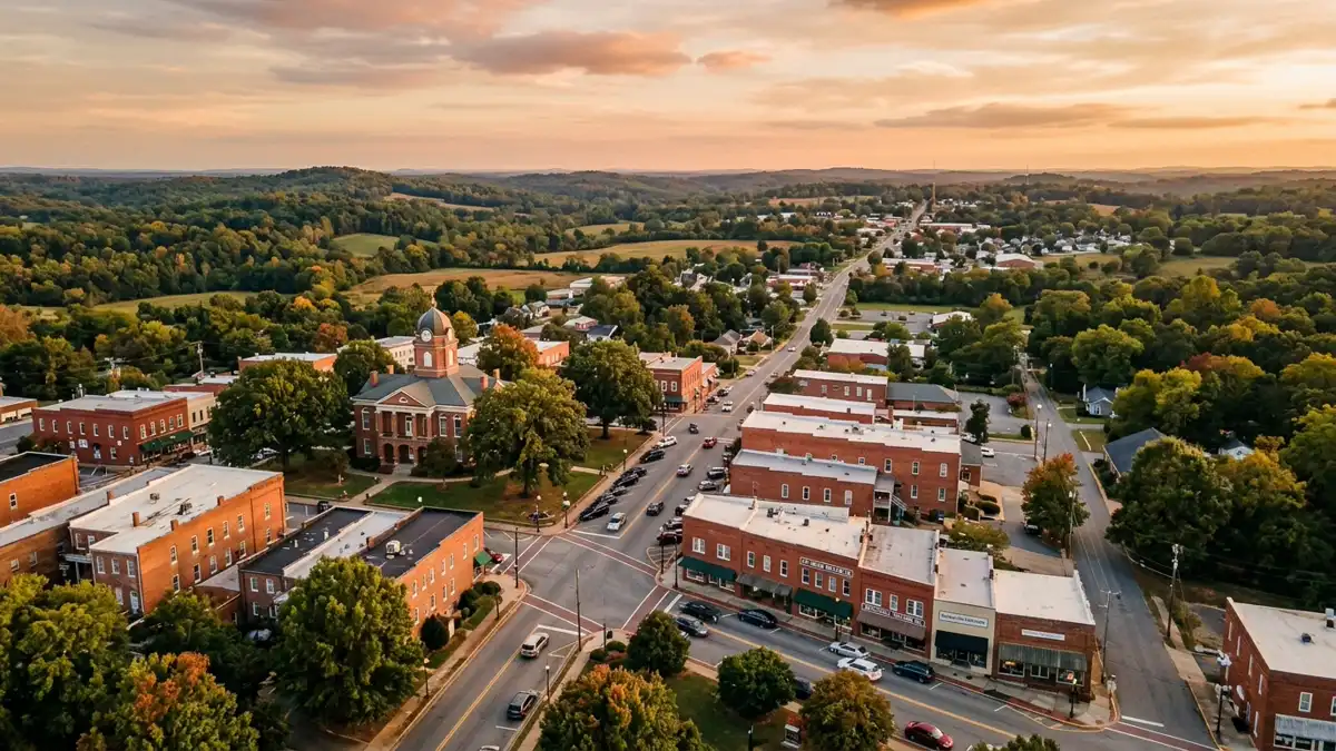 Public restroom locations mapped in Mocksville, North Carolina — 2 facilities across zip codes 27028