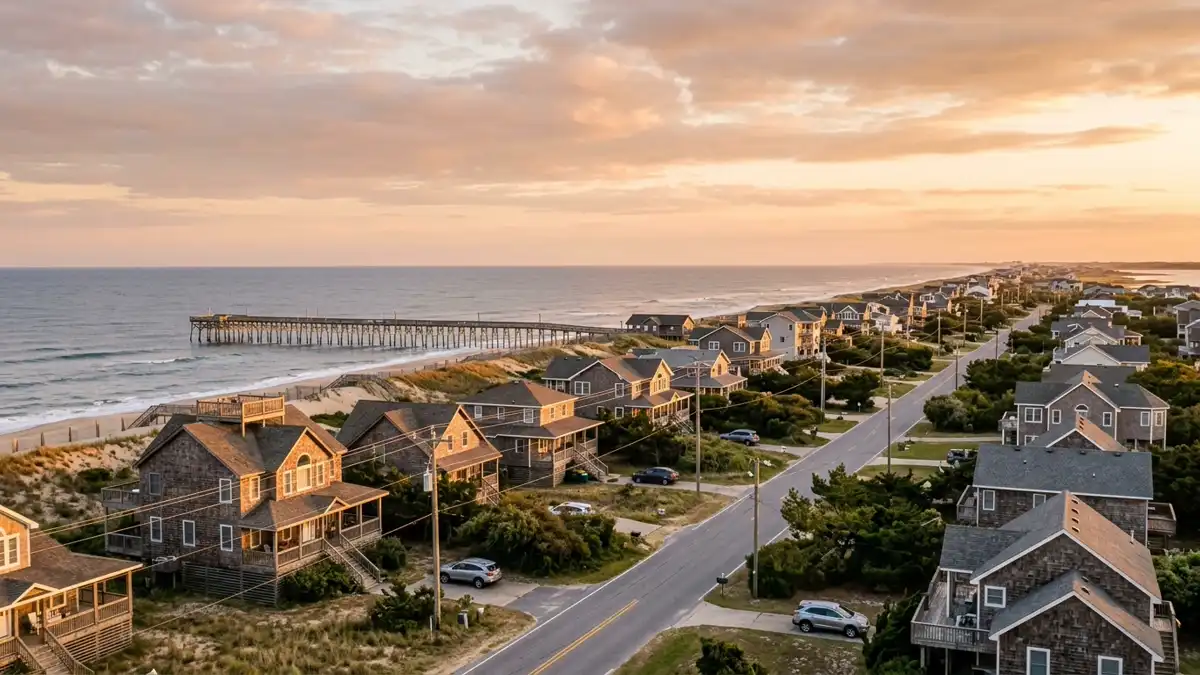 Public restroom locations mapped in Nags Head, North Carolina — 20 facilities across zip codes 27954, 27959, 29959