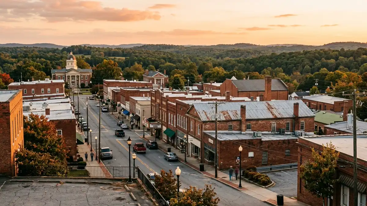 Public restroom locations mapped in Randolph County, North Carolina — 37 facilities across the city