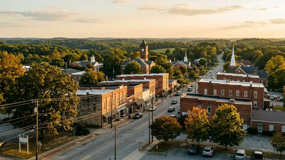 Public restroom locations mapped in Vance County, North Carolina — 8 facilities across the city