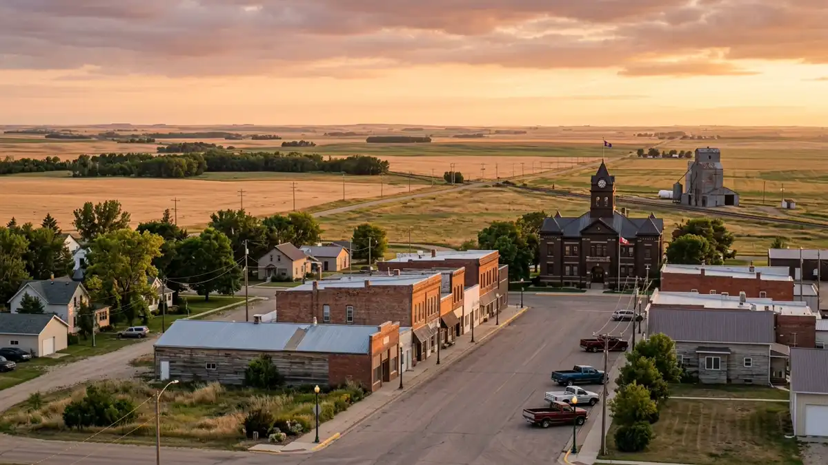 Public restroom locations mapped in Dickey County, North Dakota — 1 facility across the city