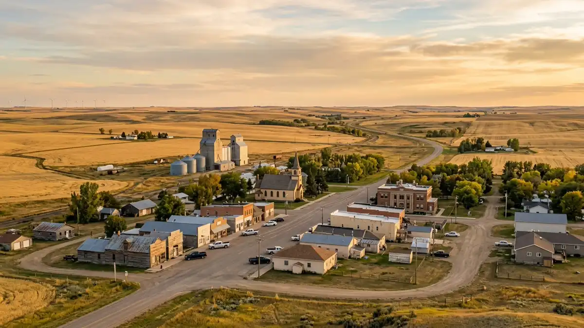 Public restroom locations mapped in Hettinger County, North Dakota — 6 facilities across the city