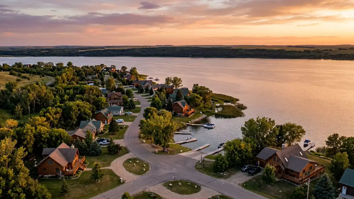 Public restroom locations mapped in Lakewood Park, North Dakota — 4 facilities across the city