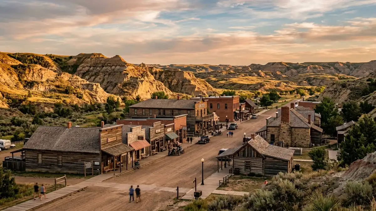 Public restroom locations mapped in Medora, North Dakota — 20 facilities across zip codes 58645