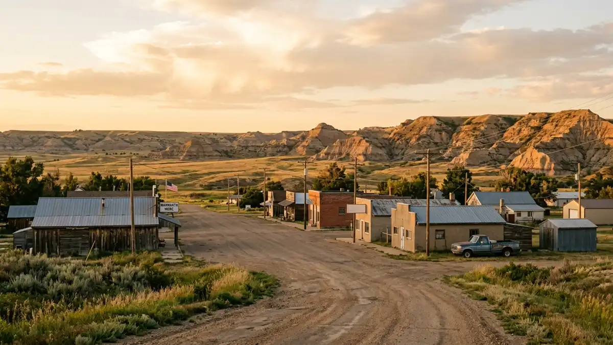 Public restroom locations mapped in Slope County, North Dakota — 1 facility across the city