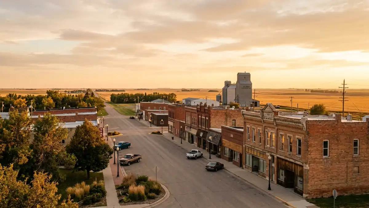Public restroom locations mapped in Walsh County, North Dakota — 8 facilities across the city