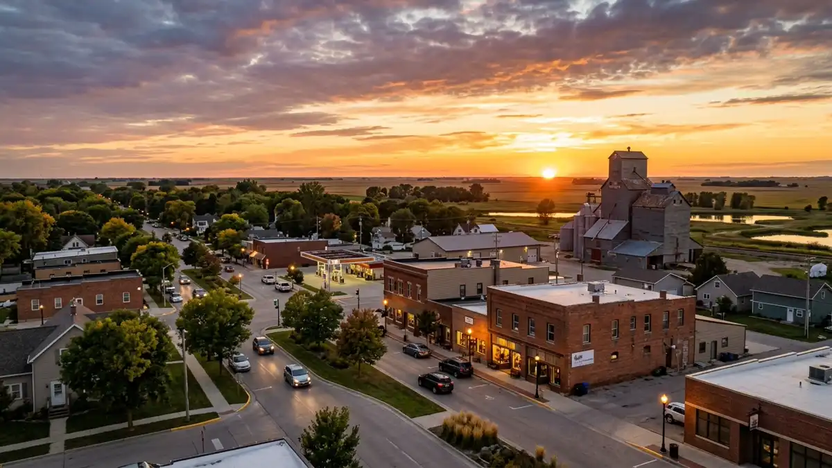 Public restroom locations mapped in West Fargo, North Dakota — 17 facilities across zip codes 58078