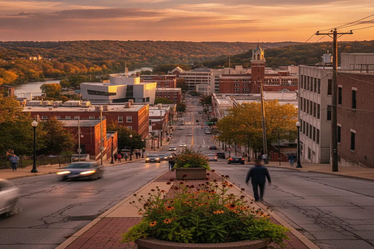 Public restroom locations mapped in Akron, Ohio — 73 facilities across zip codes 44223, 44278, 44301