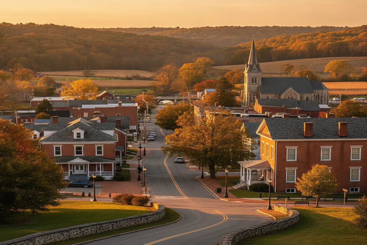 Public restroom locations mapped in Barnesville, Ohio — 4 facilities across zip codes 43713