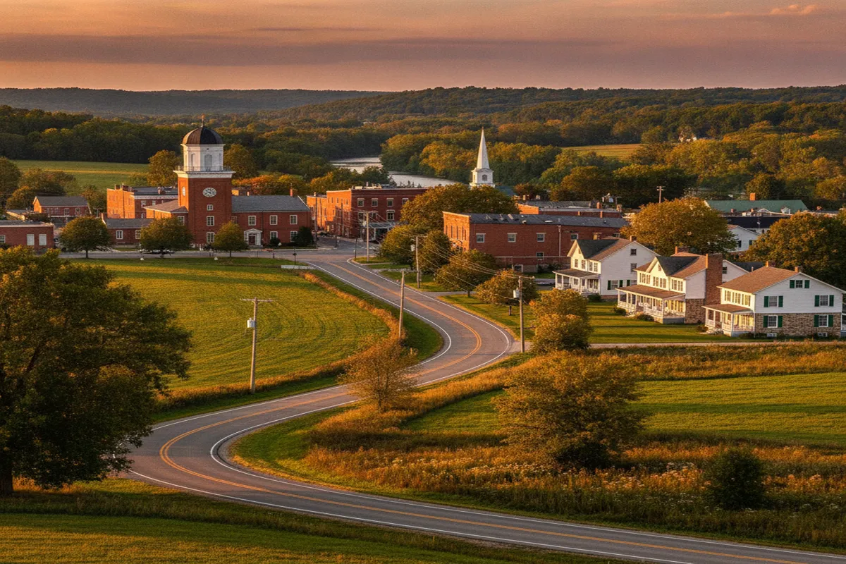 Public restroom locations mapped in Carlisle, Ohio — 10 facilities across zip codes 45005