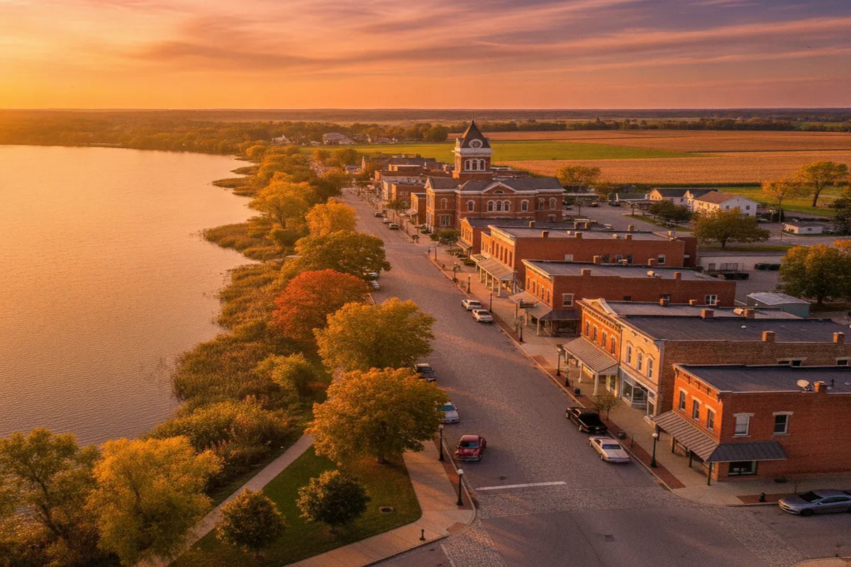Public restroom locations mapped in Celina, Ohio — 4 facilities across zip codes 45822