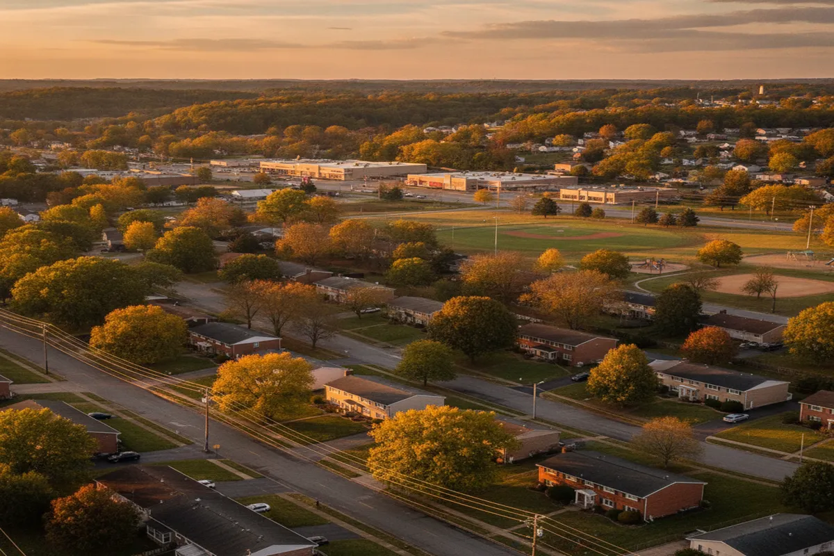Public restroom locations mapped in Colerain Heights, Ohio — 1 facility across zip codes 45251