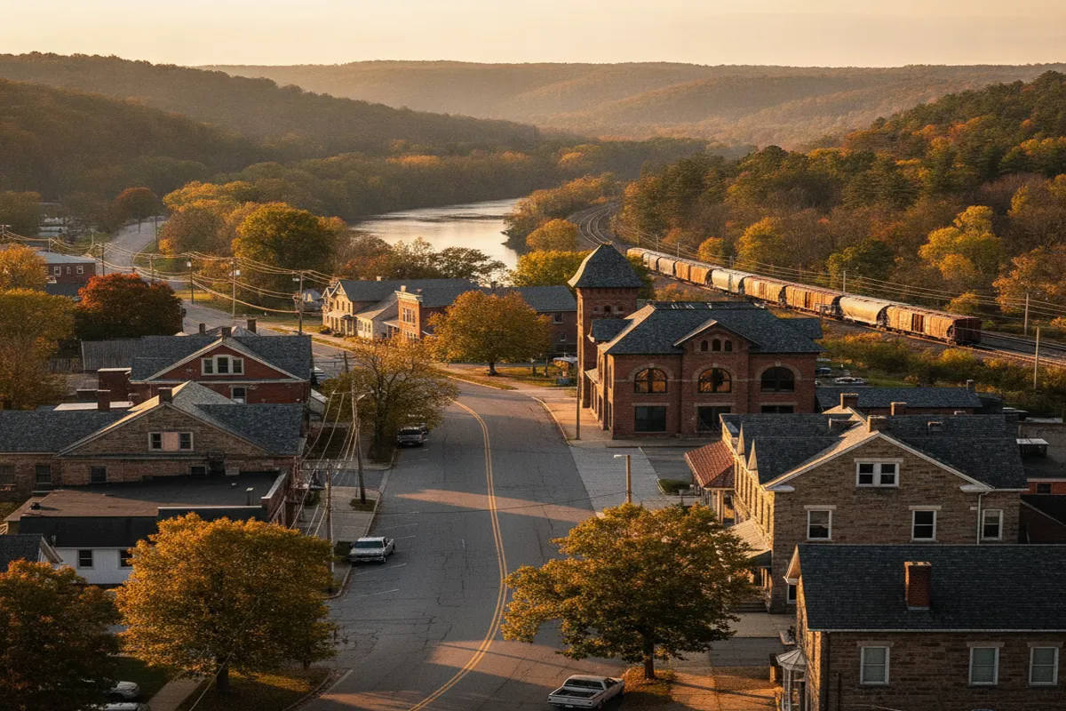 Public restroom locations mapped in Dennison, Ohio — 4 facilities across zip codes 44621
