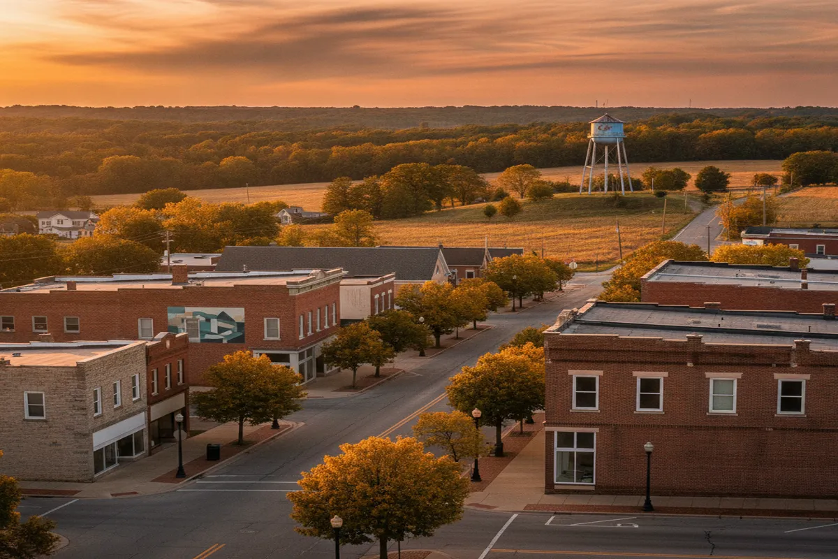 Public restroom locations mapped in Fairborn, Ohio — 19 facilities across zip codes 45324