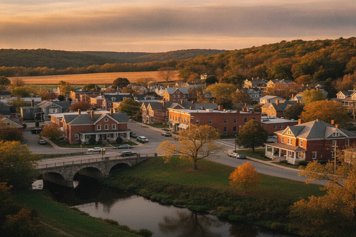 Public restroom locations mapped in Finney, Ohio — 4 facilities across the city