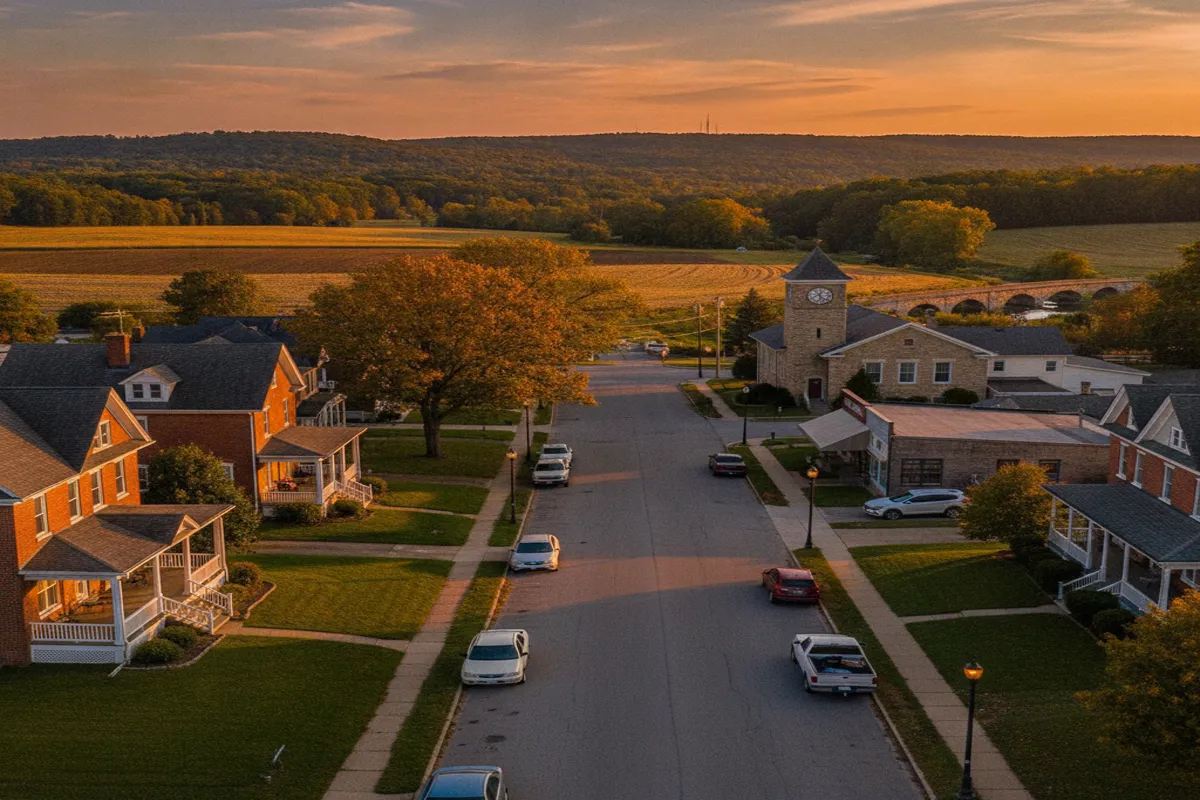 Public restroom locations mapped in Har Win Acres, Ohio — 8 facilities across zip codes 43023