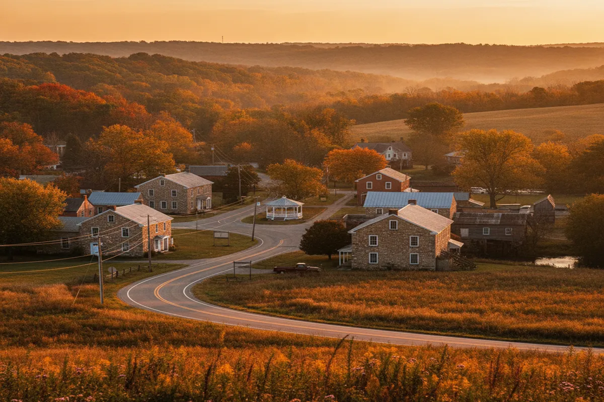Public restroom locations mapped in Harveysburg, Ohio — 1 facility across zip codes 45068