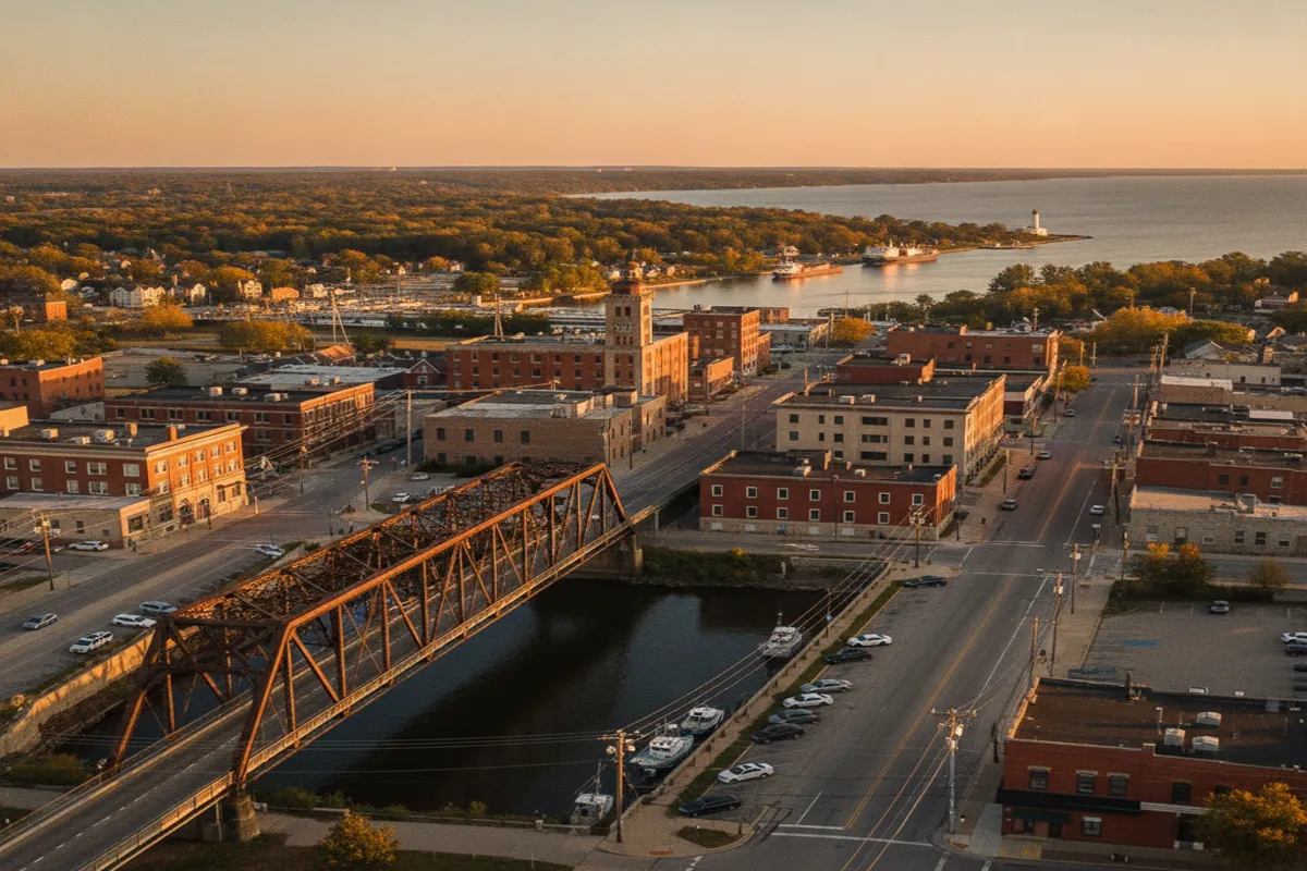 Public restroom locations mapped in Lorain, Ohio — 11 facilities across zip codes 44052, 44053, 44055