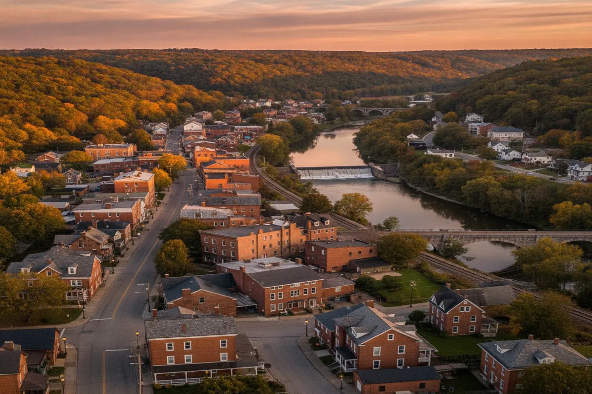 Public restroom locations mapped in Lowellville, Ohio — 1 facility across zip codes 44436